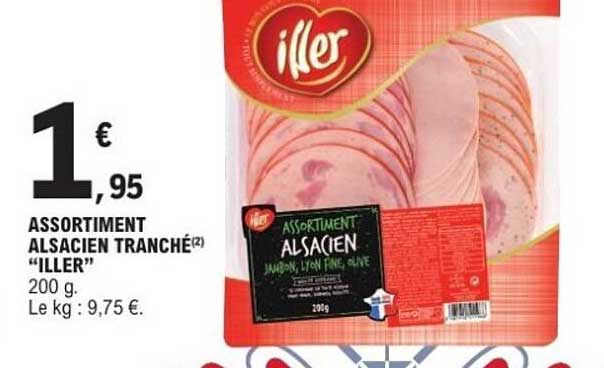 ASSORTIMENT ALSACIEN TRANCHÉ "ILLER"