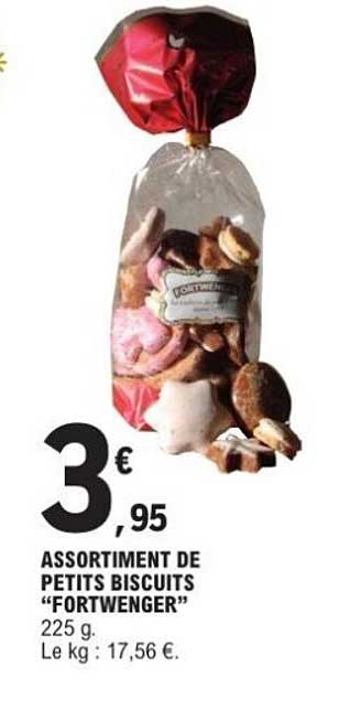 ASSORTIMENT DE PETITS BISCUITS "FORTWENGER"