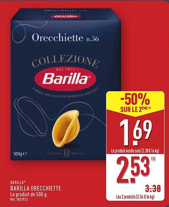 BARILLA ORECCHIETTE