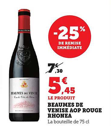 BEAUMES DE VENISE AOP ROUGE RHONEA