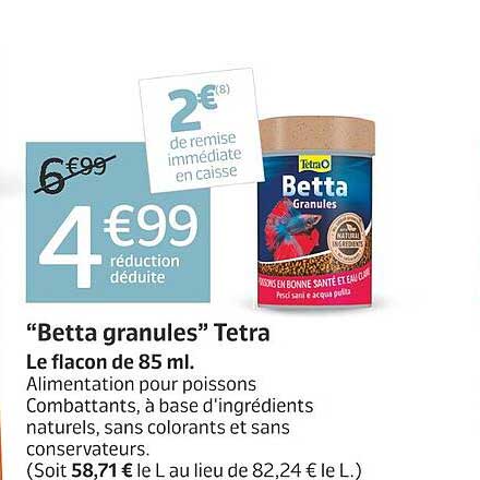 "Betta granulés" Tetra