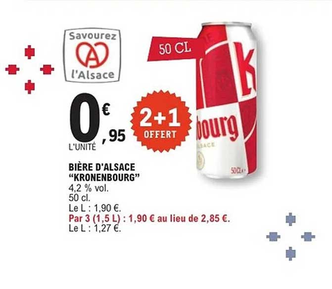 Bière d'Alsace "Kronenbourg"