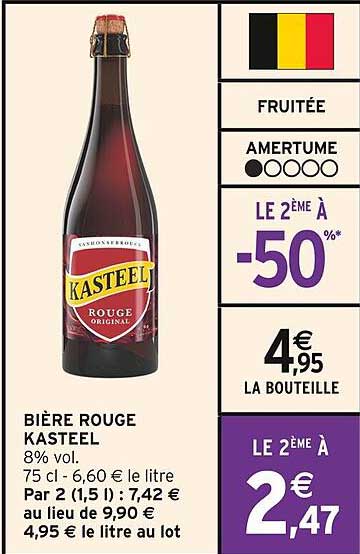 BIÈRE ROUGE KASTEEL