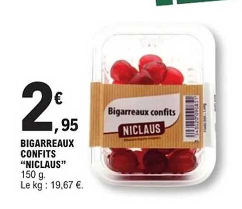 BIGARREAUX CONFITS “NICLAUS”