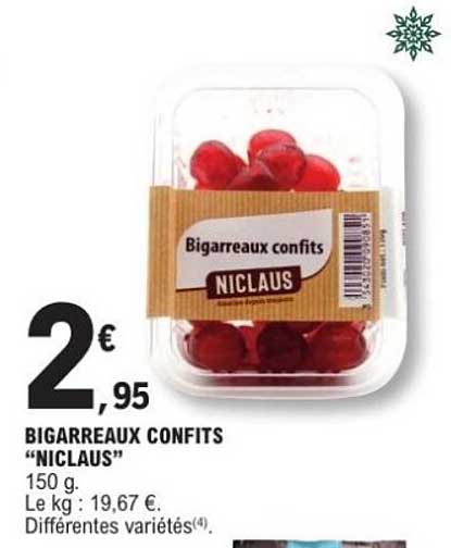 BIGARREAUX CONFITS "NICLAUS"