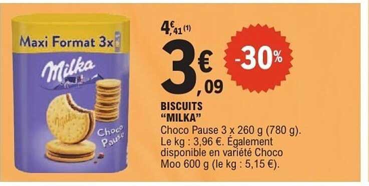 BISCUITS "MILKA"