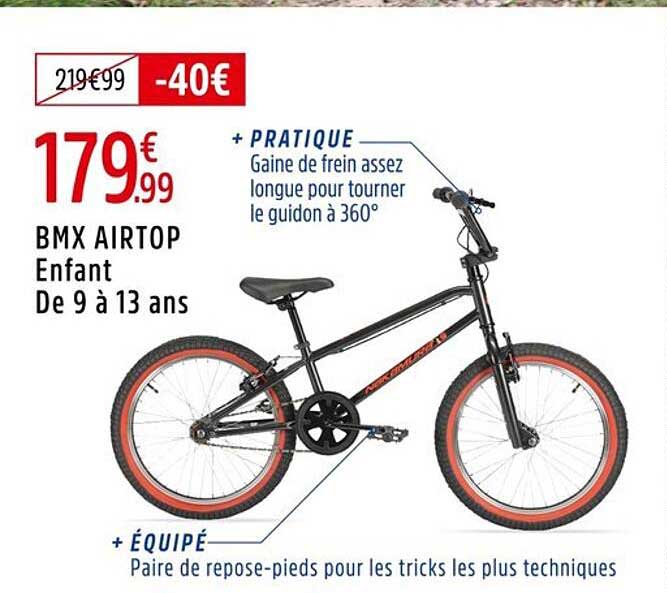 BMX AIRTOP Enfant De 9 à 13 ans