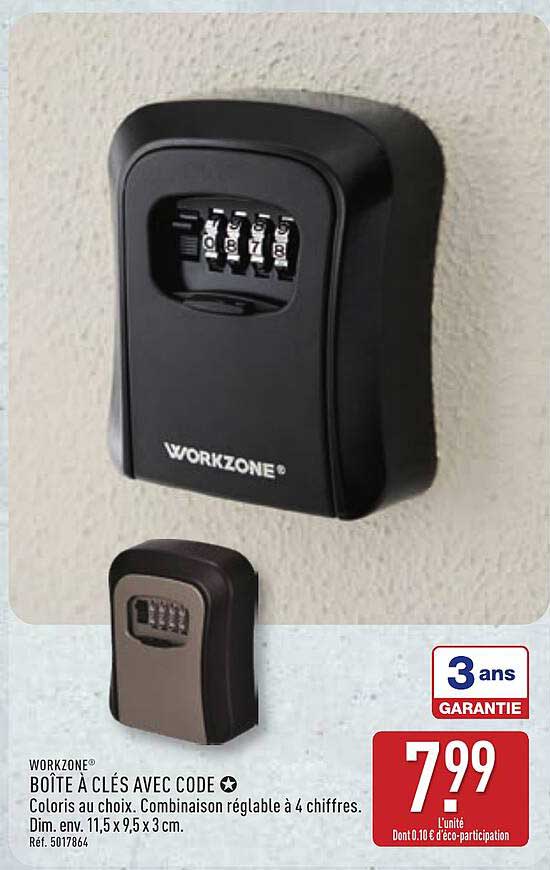 BOÎTE À CLÉS AVEC CODE