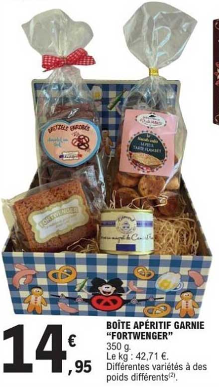 BOÎTE APÉRITIF GARNIE “FORTWENGER”