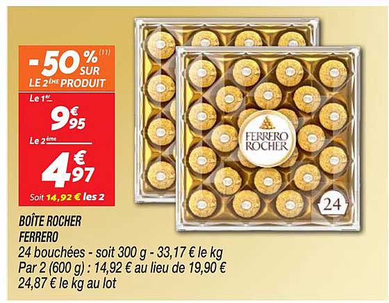 BOÎTE ROCHER FERRERO