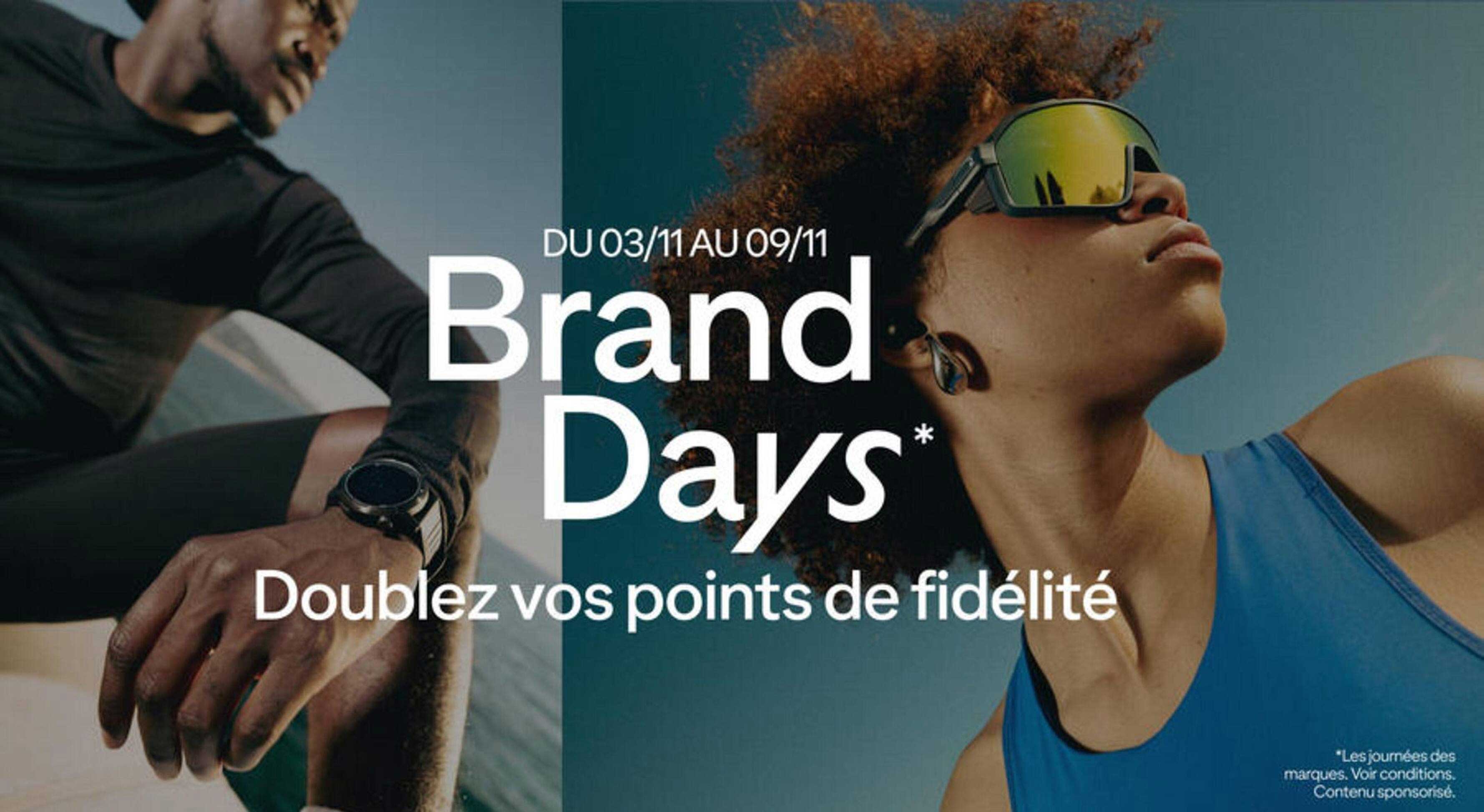 Brand Days - Doublez vos points de fidélité