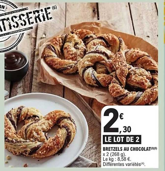 BRETZELS AU CHOCOLAT