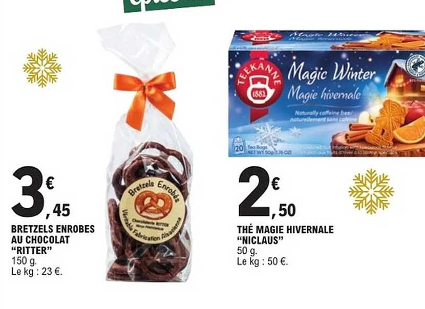 BRETZELS ENROBES AU CHOCOLAT “RITTER”
