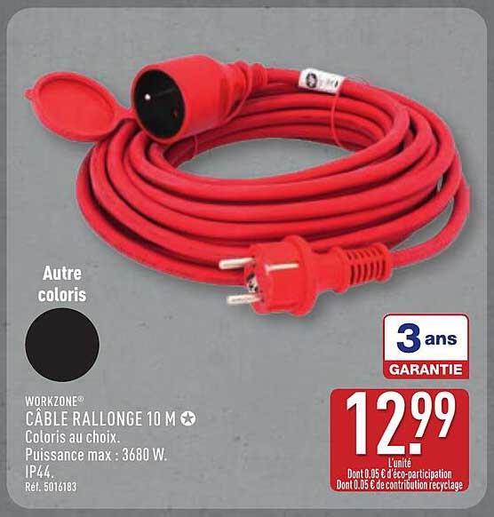 CÂBLE RALLONGE 10 M