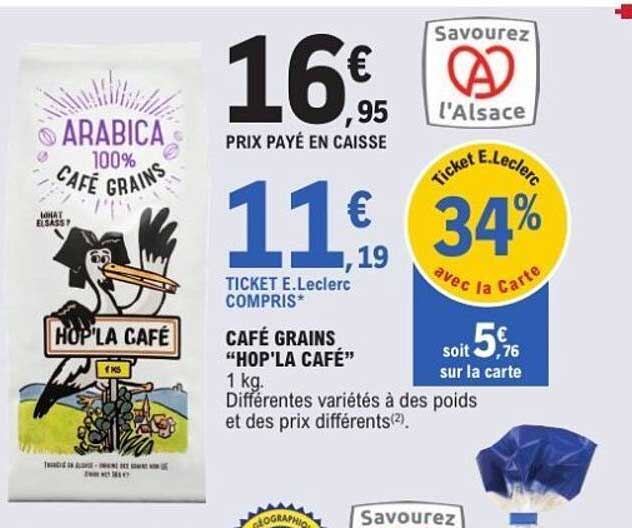 Café Grains "HOP'LA CAFÉ" 1 kg