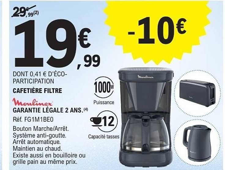 CAFETIÈRE FILTRE