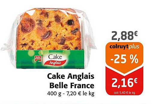 Cake Anglais Belle France