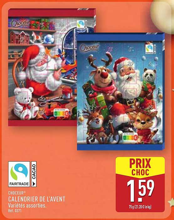 CALENDRIER DE L'AVENT - Variétés assorties