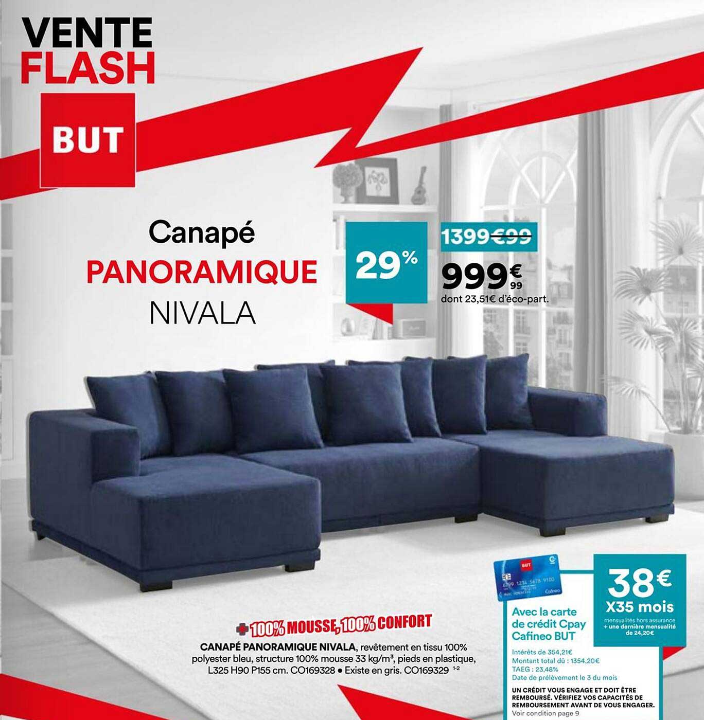 Canapé PANORAMIQUE NIVALa