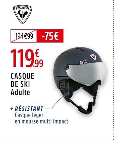 CASQUE DE SKI Adulte