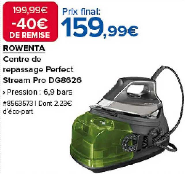 Centre de repassage Perfect Stream Pro DG8626