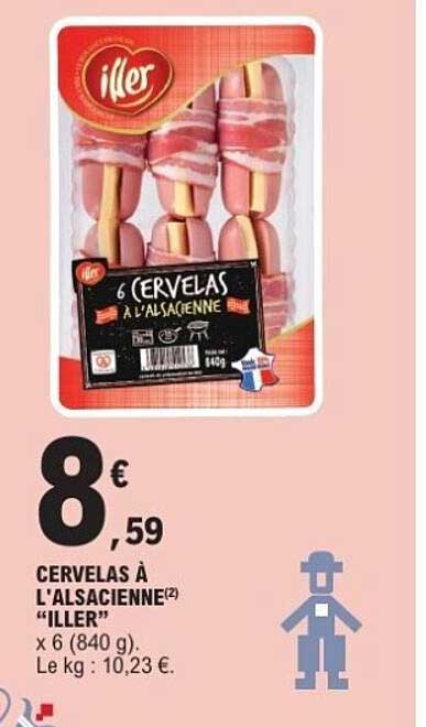 CERVELAS À L'ALSACIENNE "ILLER"