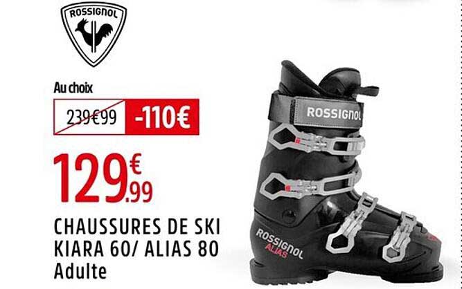 CHAUSSURES DE SKI KIARA 60/ ALIAS 80 Adulte