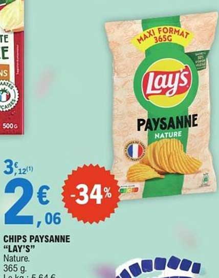 CHIPS PAYSANNE “LAY’S”