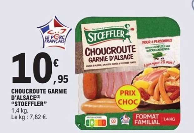 CHOUCROUTE GARNIE D'ALSACE "STOEFLER"