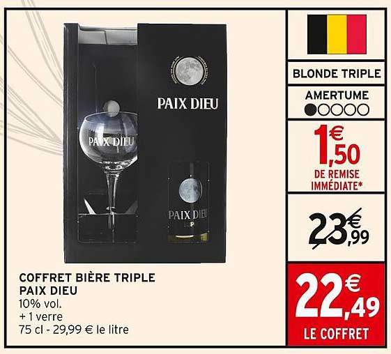 COFFRET BIÈRE TRIPLE PAIX DIEU