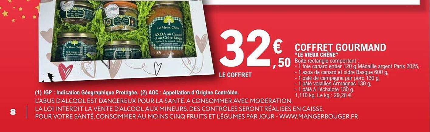 COFFRET GOURMAND "LE VIEUX CHÊNE"