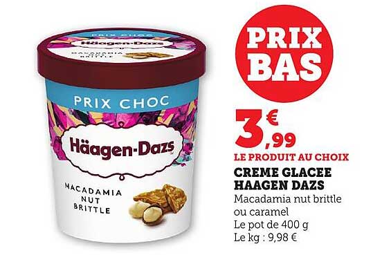 CREME GLACEE HAAGEN DAZS
