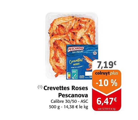 Crevettes Roses Pescanova