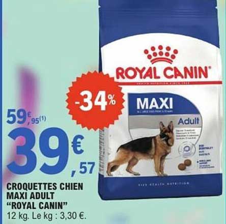 CROQUETTES CHIEN MAXI ADULT "ROYAL CANIN"