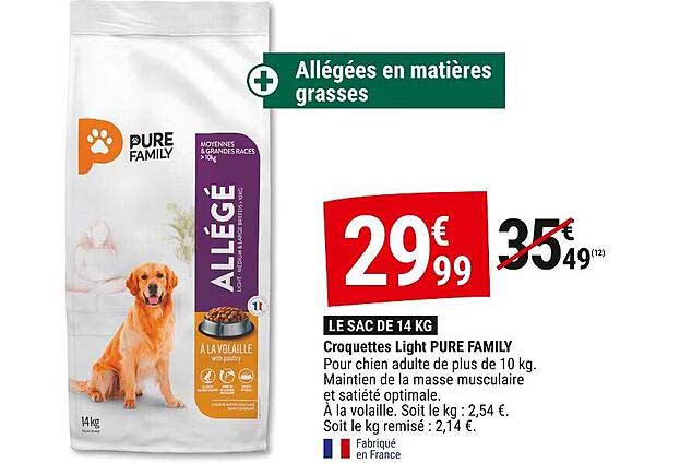 Croquettes Light PURE FAMILY