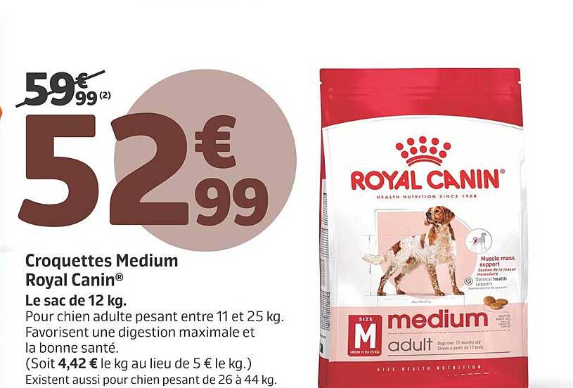 Croquettes Medium Royal Canin®
