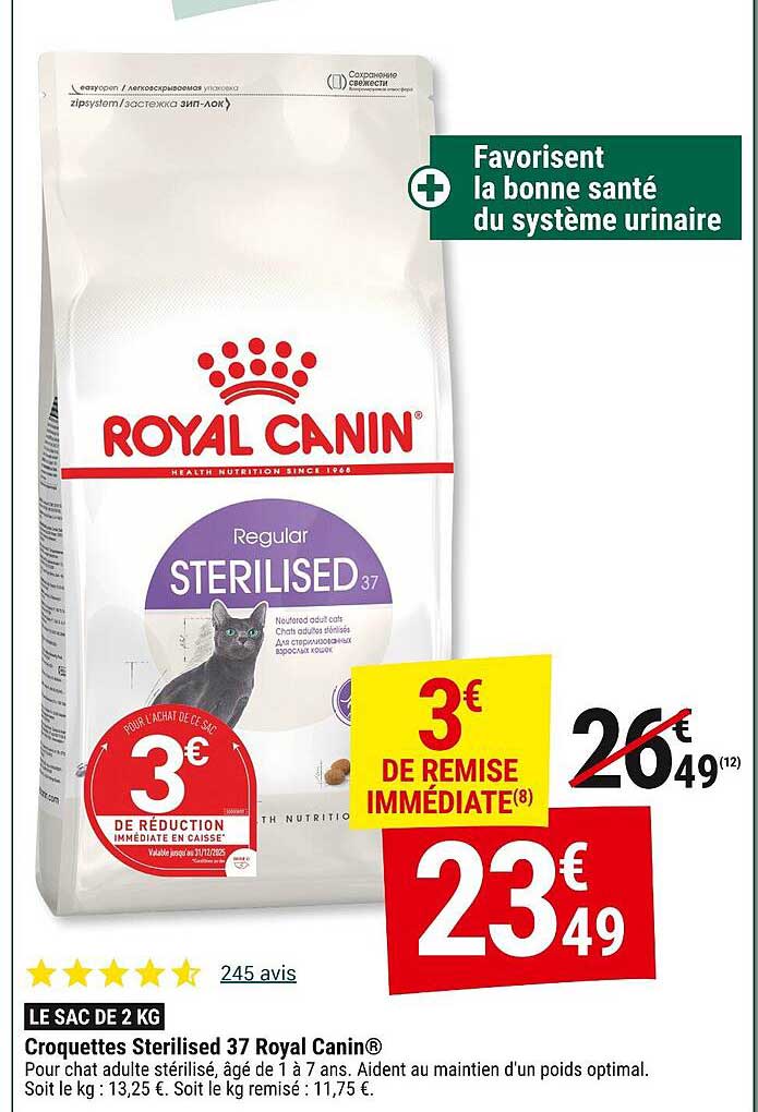 Croquettes Sterilised 37 Royal Canin®