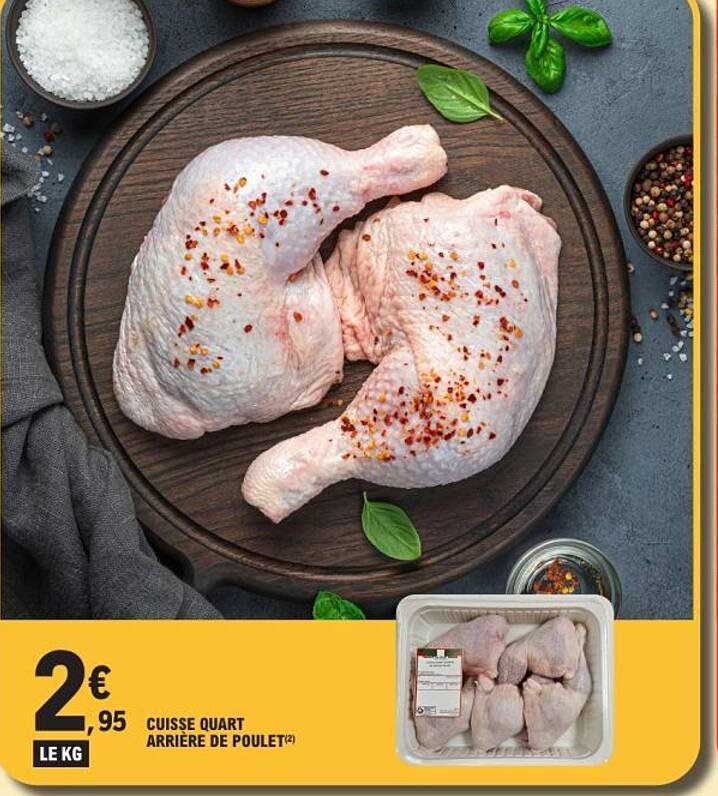 CUISSE QUART ARRIÈRE DE POULET