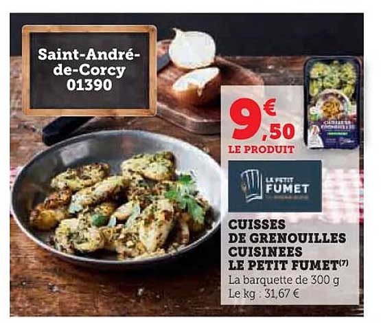 CUISSES DE GRENOUILLES CUISINEES LE PETIT FUMET