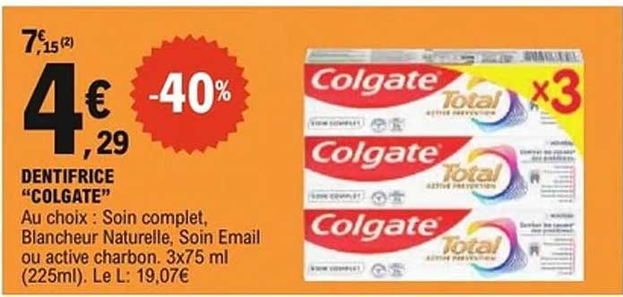 DENTIFRICE "COLGATE"