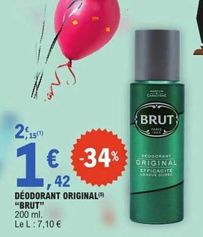 DÉODORANT ORIGINAL "BRUT" 200 ml