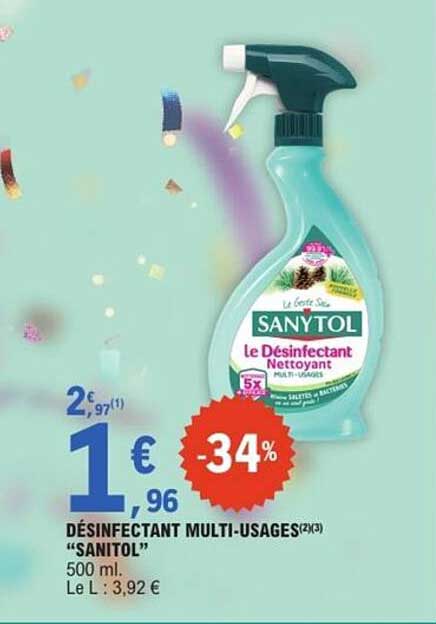 DÉSINFECTANT MULTI-USAGES “SANITOL”