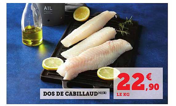 DOS DE CABILLAUD (4/B)