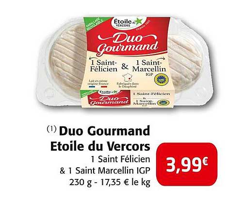Duo Gourmand Etoile du Vercors