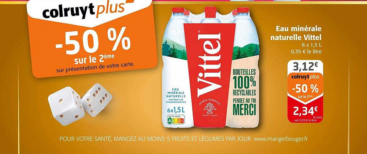 Eau minérale naturelle Vittel