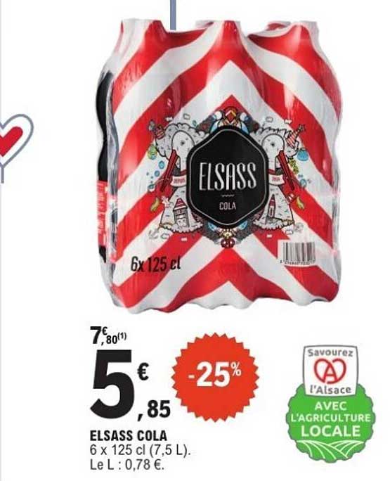 ELSASS COLA 6 x 125 cl (7,5 L)