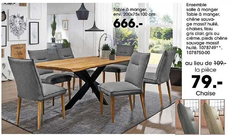 Ensemble salle à manger