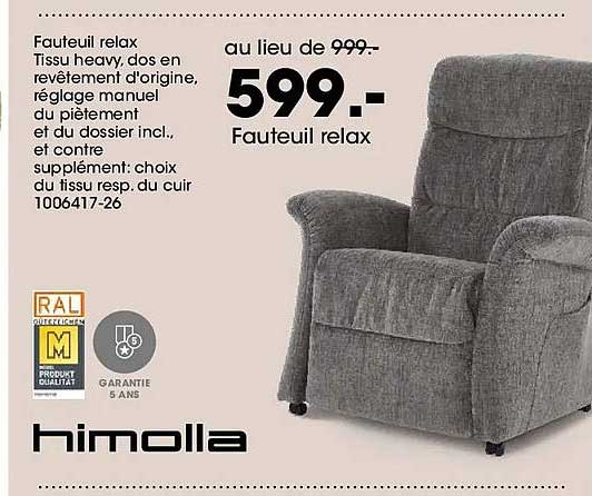 Fauteuil relax