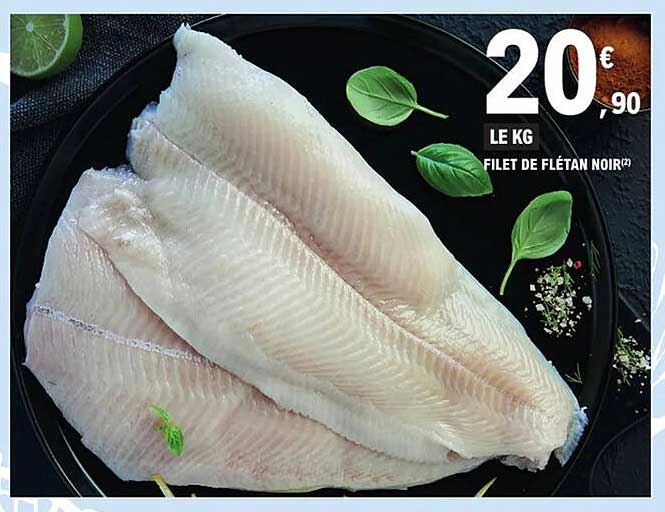 Filet de lieu noir : la barquette de 200g à Prix