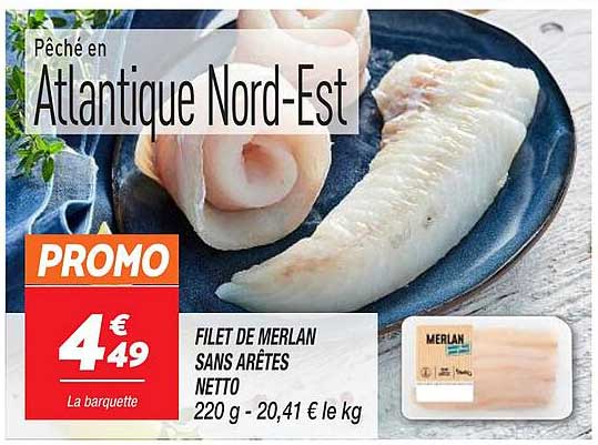 FILET DE MERLAN SANS ARÊTES